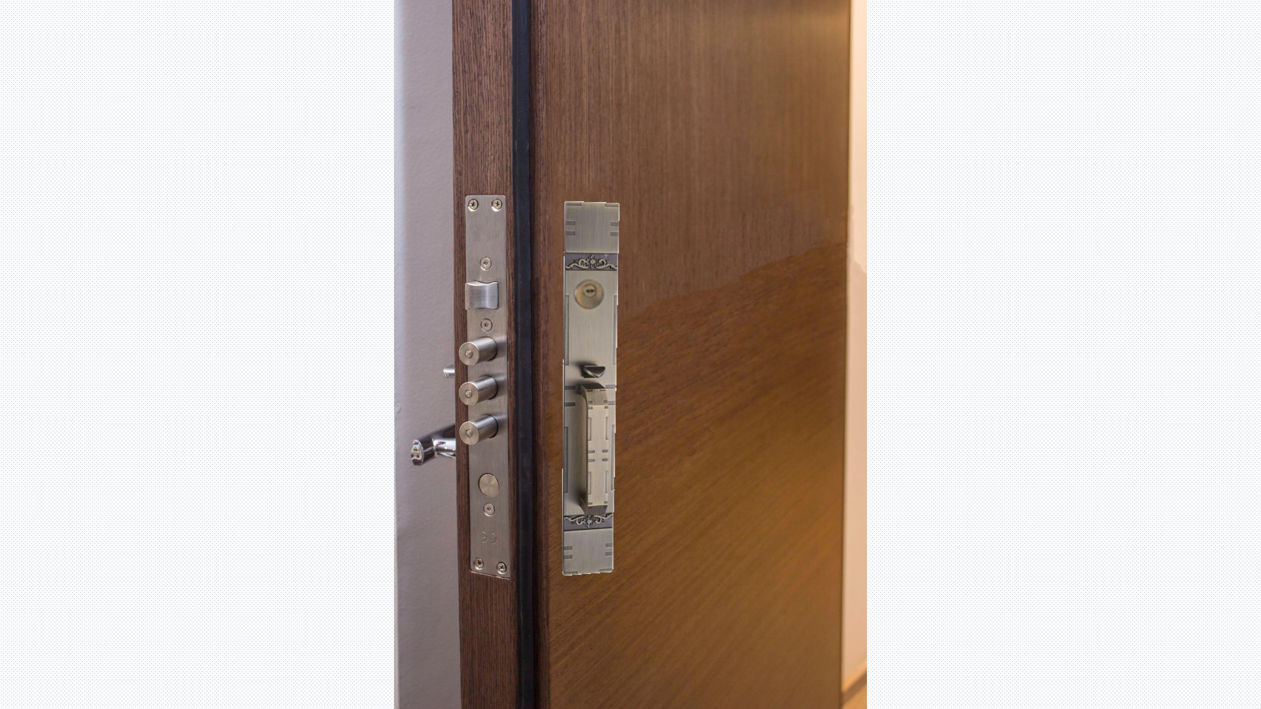 entrance door lock and handle sets