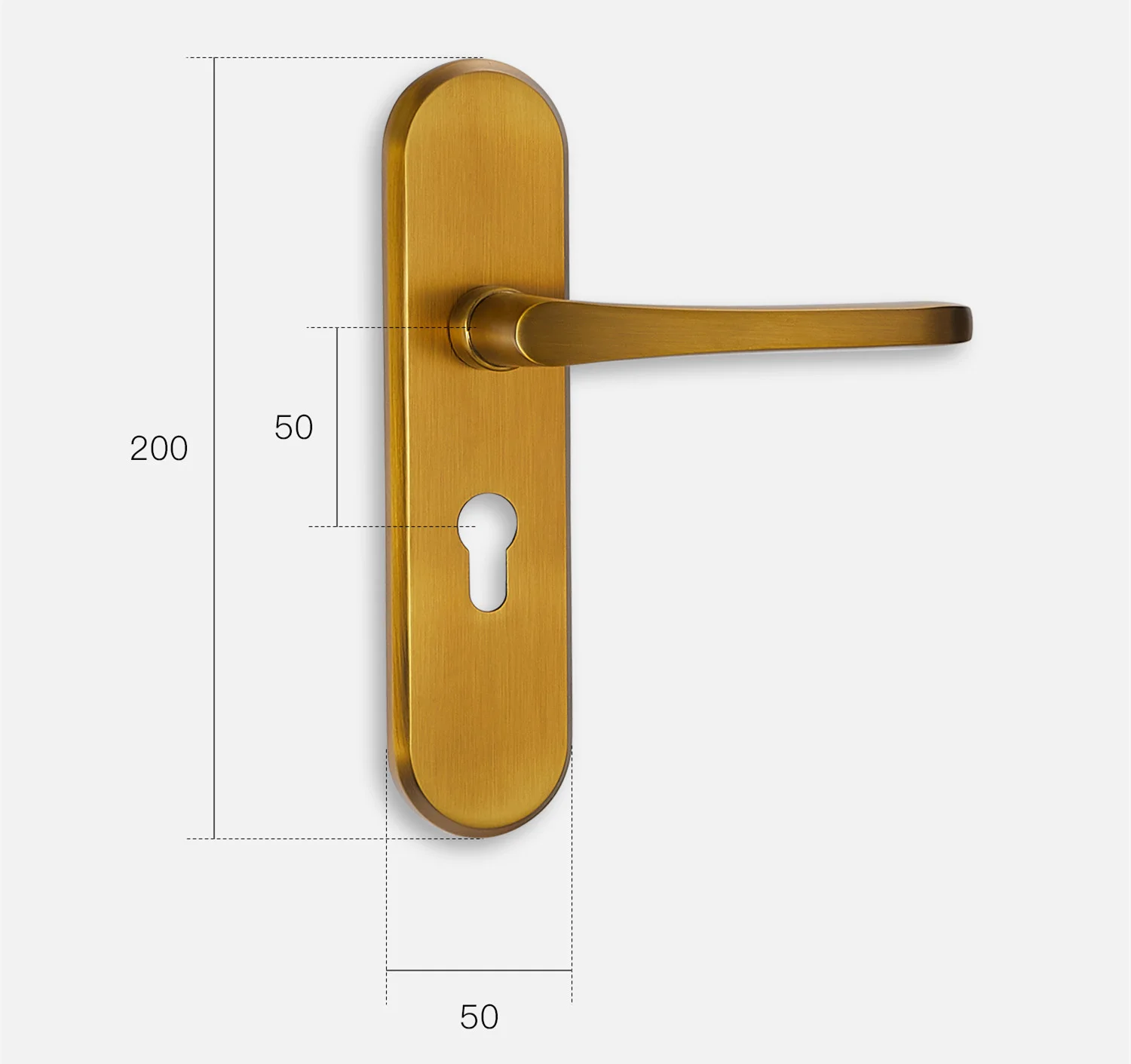 mortise lock handle