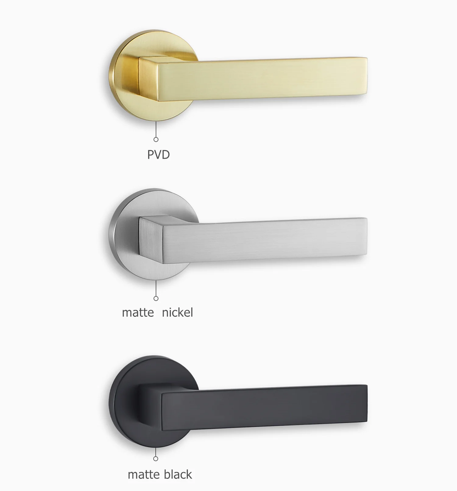 aluminium door handle lever