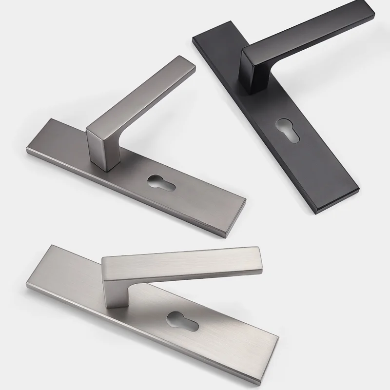 indoor zinc alloy door handle panel