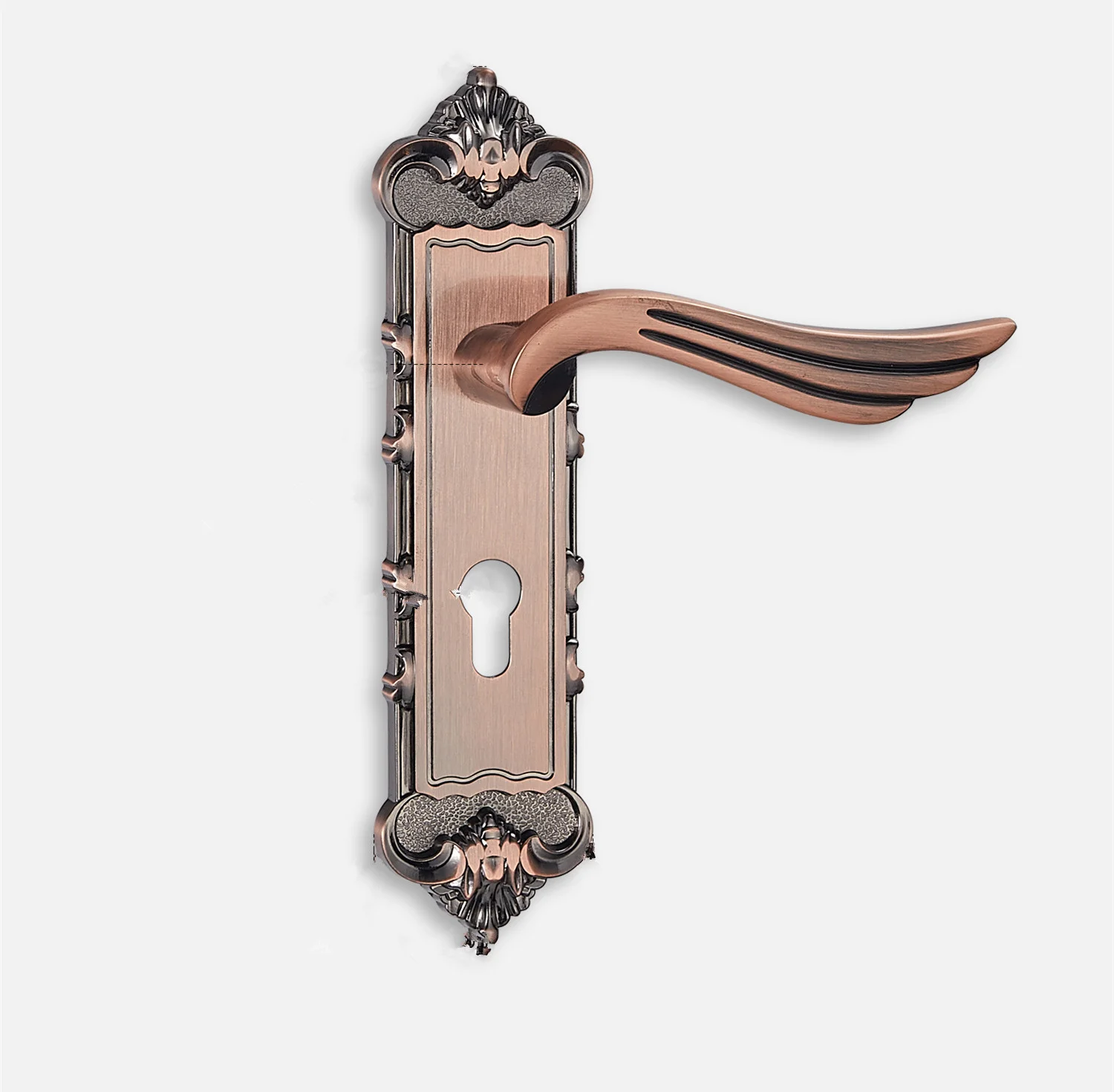 european style door handle panel