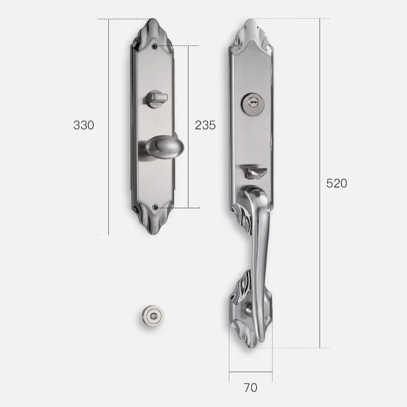 door grip handle set