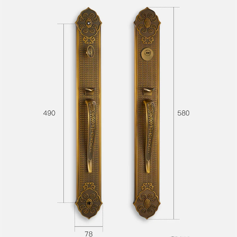 door grip handle set