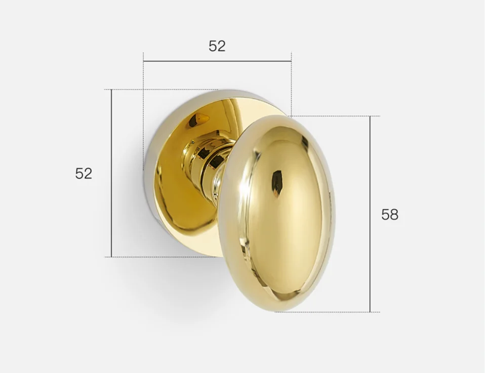 door knob size