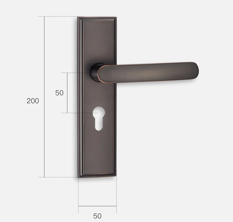 one piece door lock